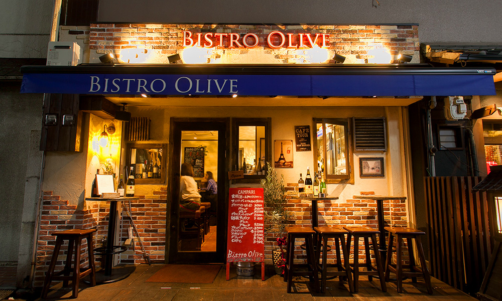 【公式】難波「ビストロオリーブ」でワインと炭火焼を